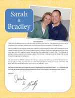 Page 1: Sarah & Bradley